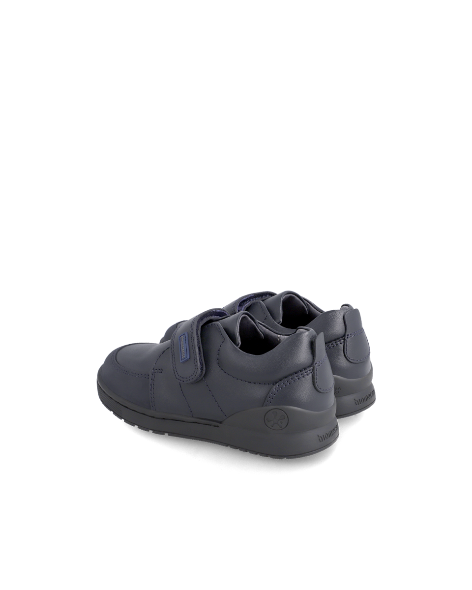 Baskets Classique - cuir bleu marine
