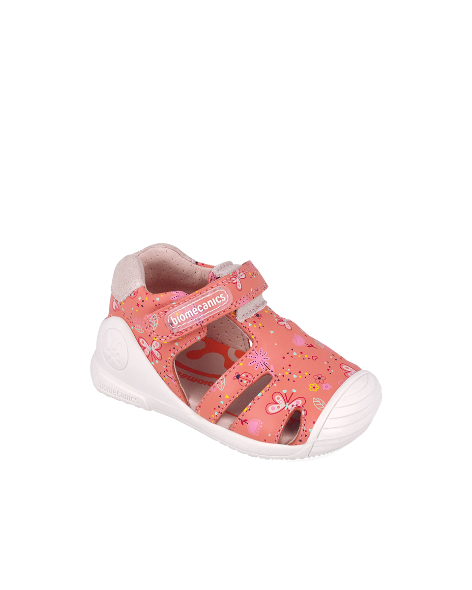 Sandales Cuir - Corail