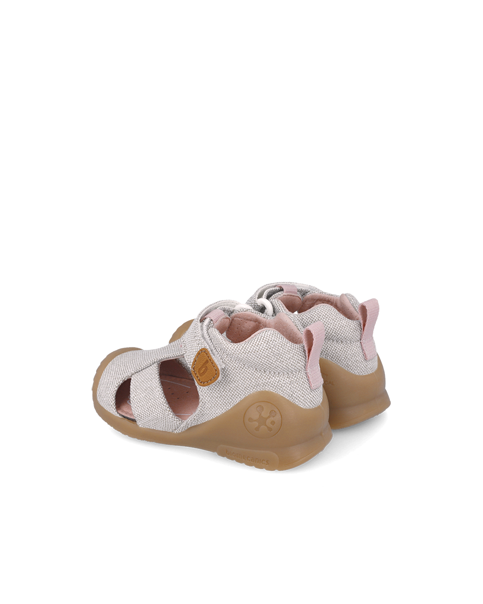 Sandale en toile - Beige Brillant
