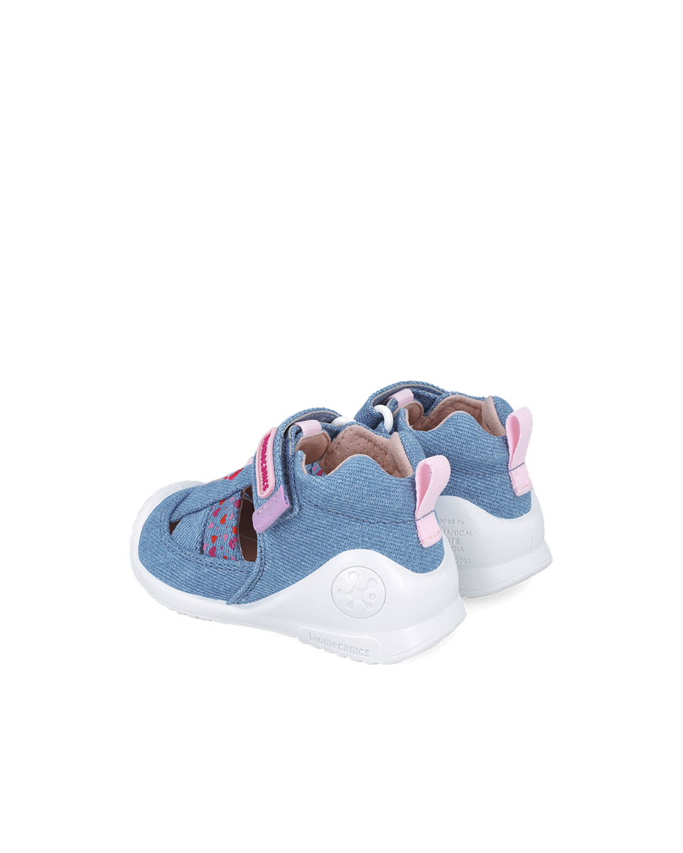 Sandale en toile Biogateo - Bleu Jean