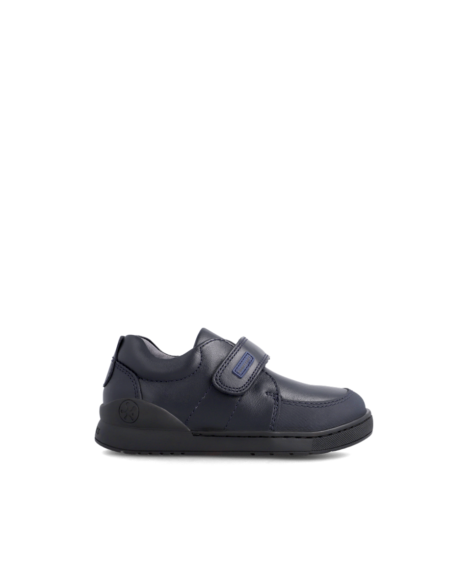 Baskets Classique - cuir bleu marine