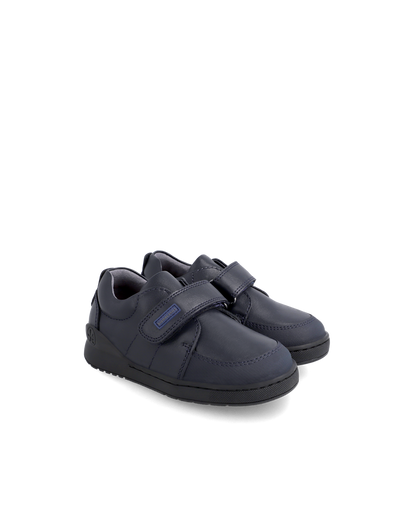 Baskets Classique - cuir bleu marine