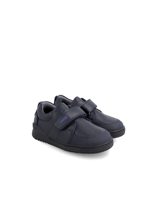 Baskets Classique - cuir bleu marine
