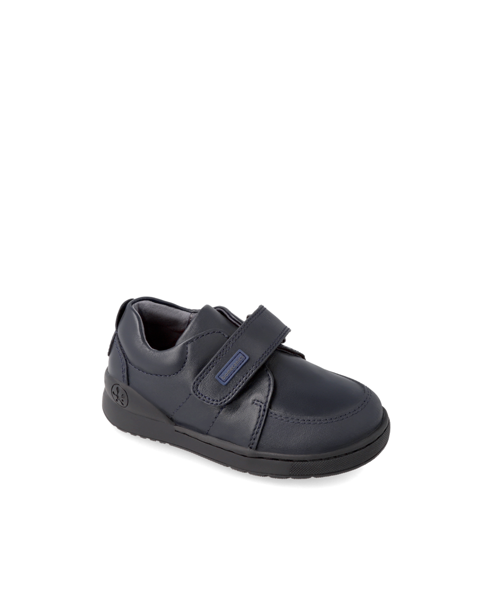 Baskets Classique - cuir bleu marine