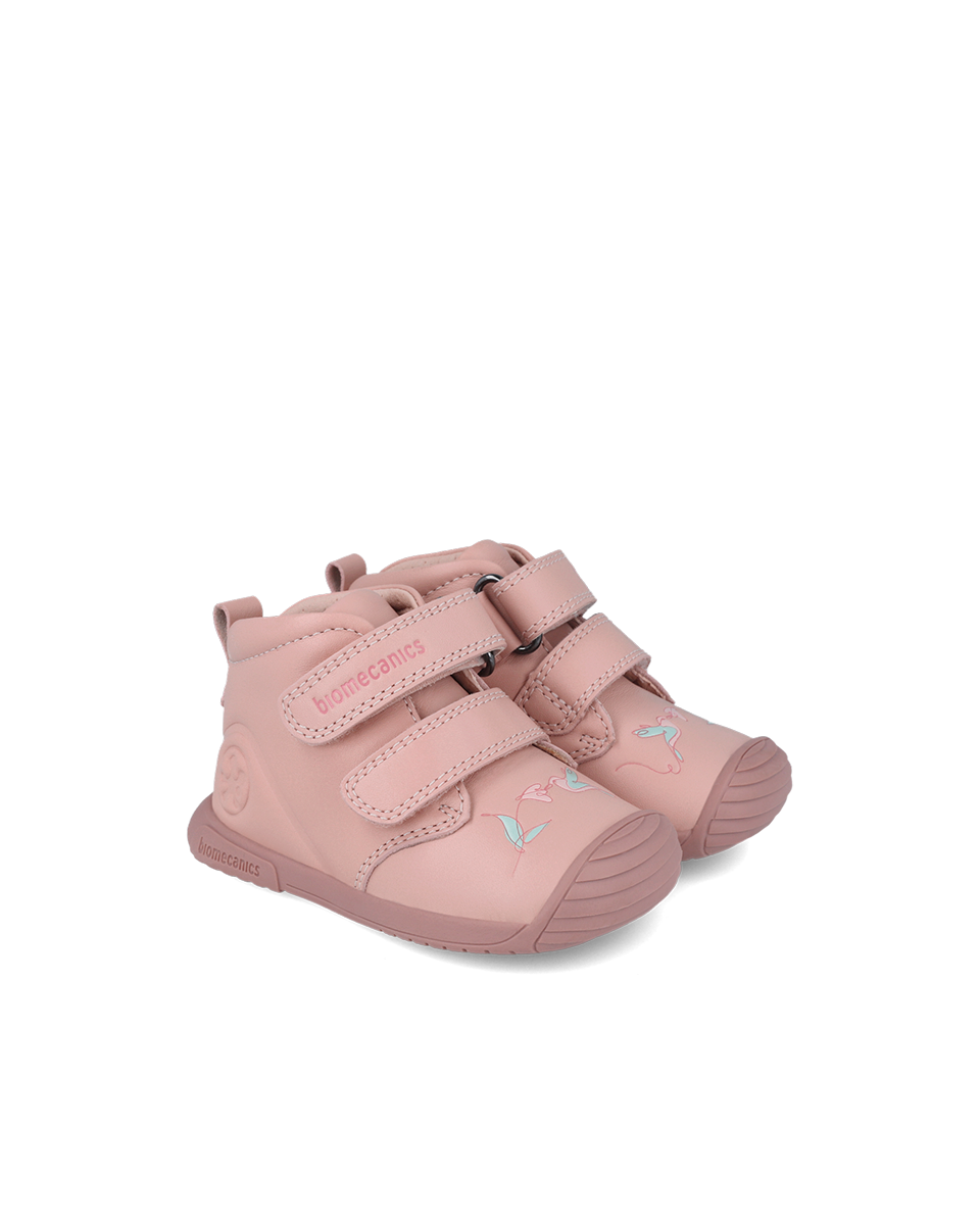 Biogateo Chaussons oiseau rose