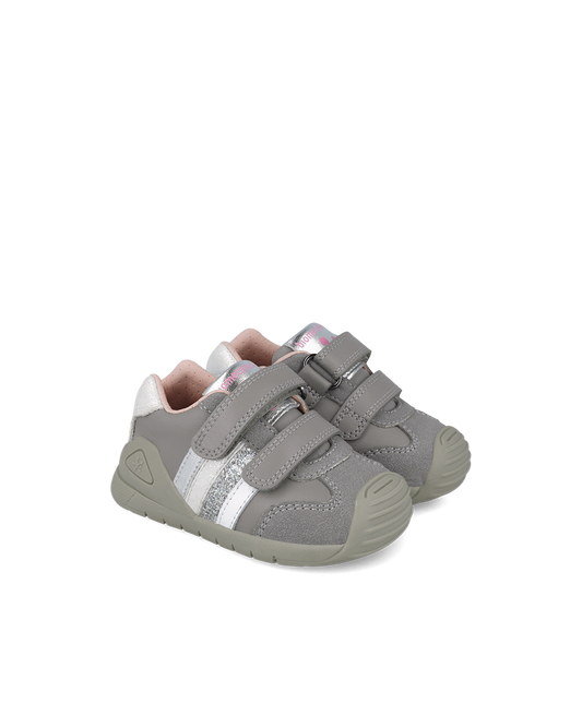 Biogateo Urban Sneakers Silver Sparkles