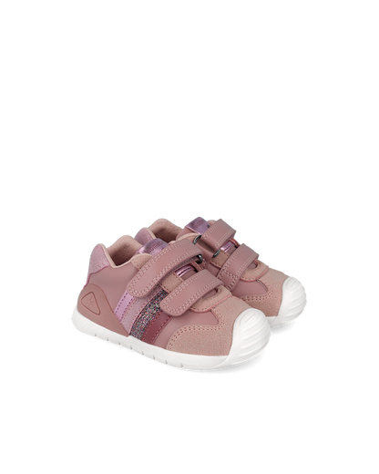 Baskets Biogateo Urban Rose Paillettes