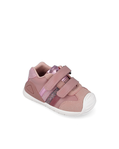 Baskets Biogateo Urban Rose Paillettes