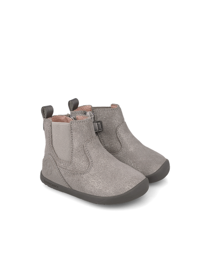 Chaussons larges Biogateo argentés