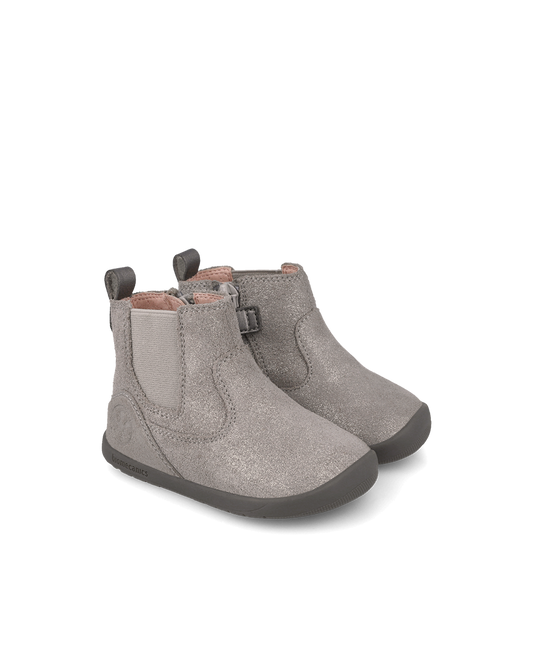 Biogateo Wide Booties Silver
