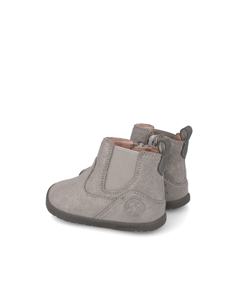 Chaussons larges Biogateo argentés