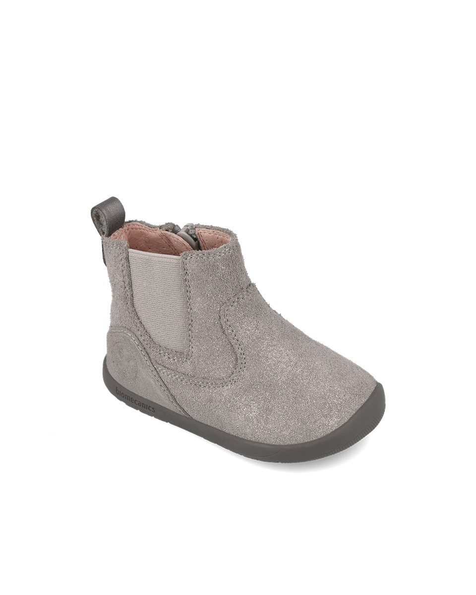 Chaussons larges Biogateo argentés