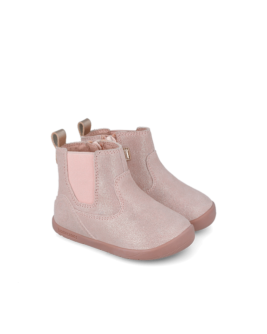 Biogateo Wide Booties Pink Sparkly