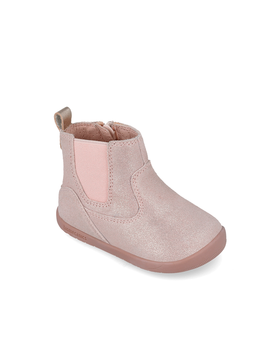Biogateo Wide Booties Pink Sparkly