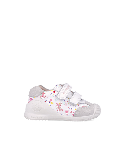 Biogateo Casual - Blanc fleuri
