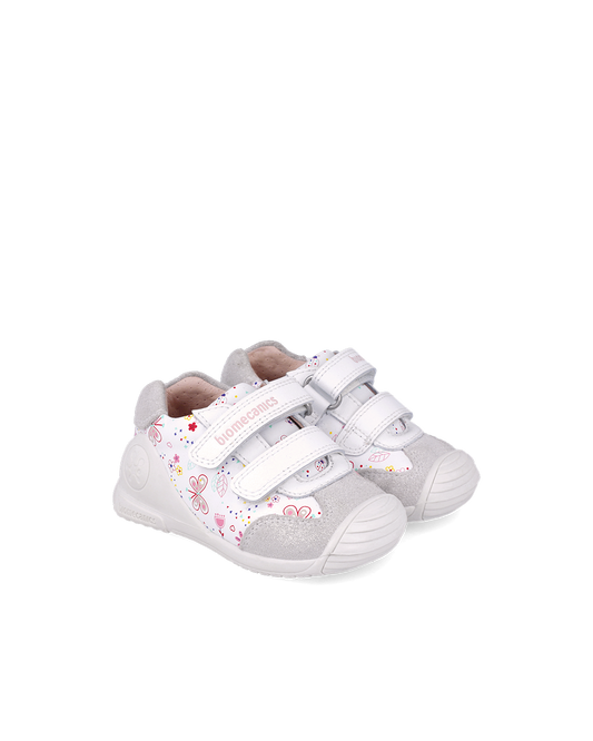 Biogateo Casual - Blanc fleuri