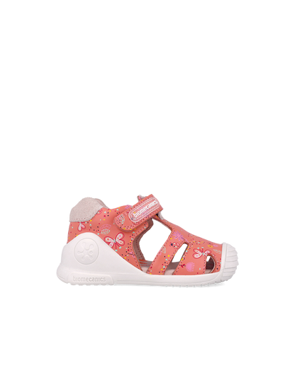 Sandales Cuir - Corail