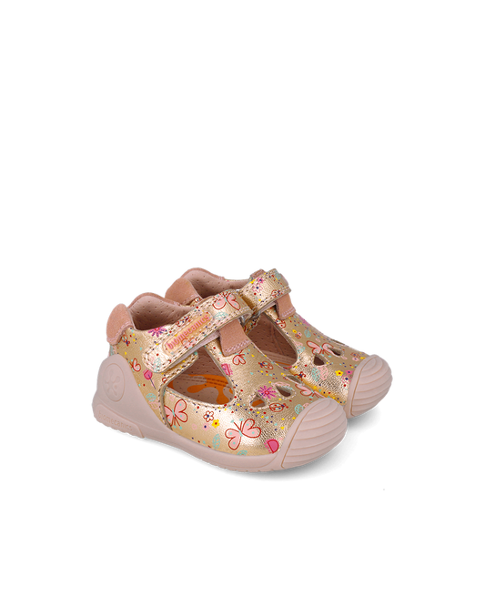 Sandales Cuir - Doré