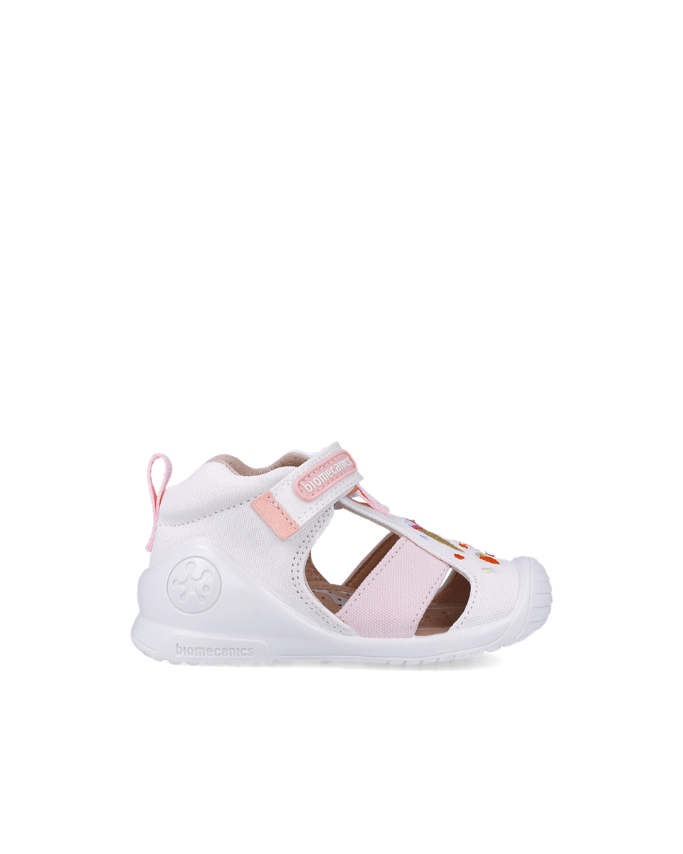 Sandale en toile - Glace Blanc