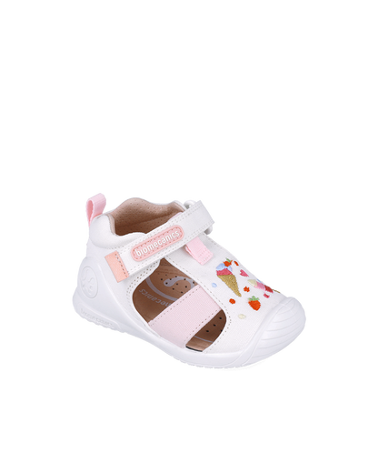 Sandale en toile - Glace Blanc